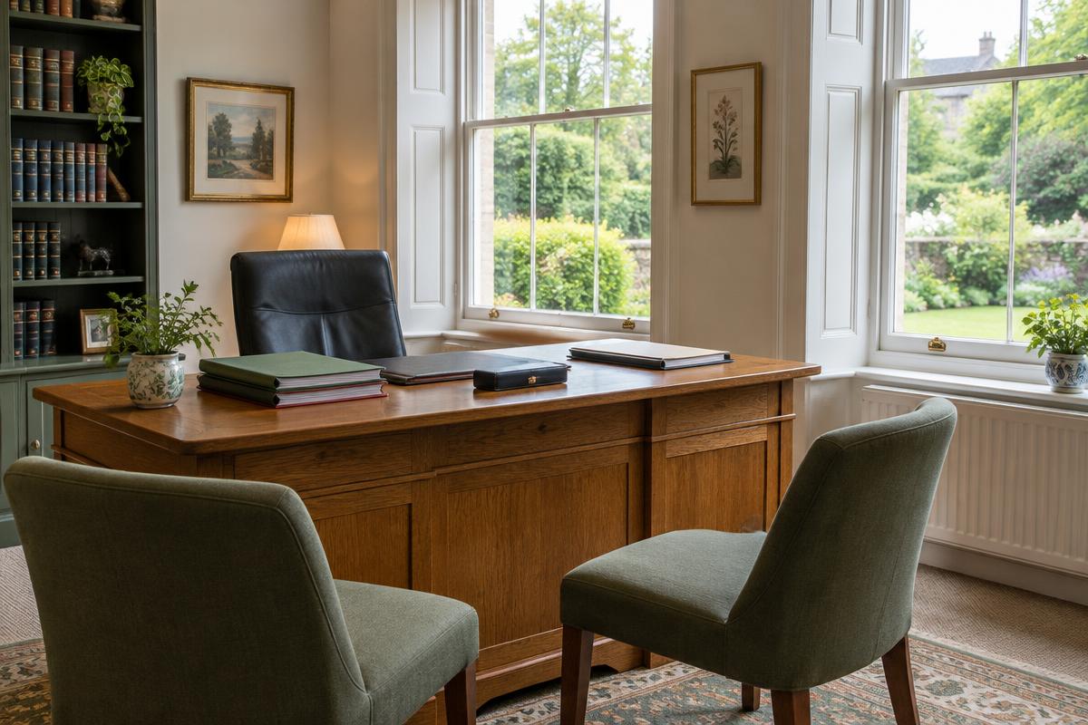 Illustrative professional estate-planning office